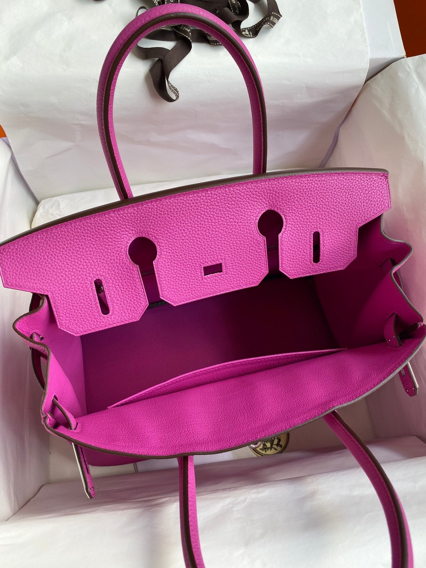 Birkin 30 Togo Leather - Silver Hardware | Full Set