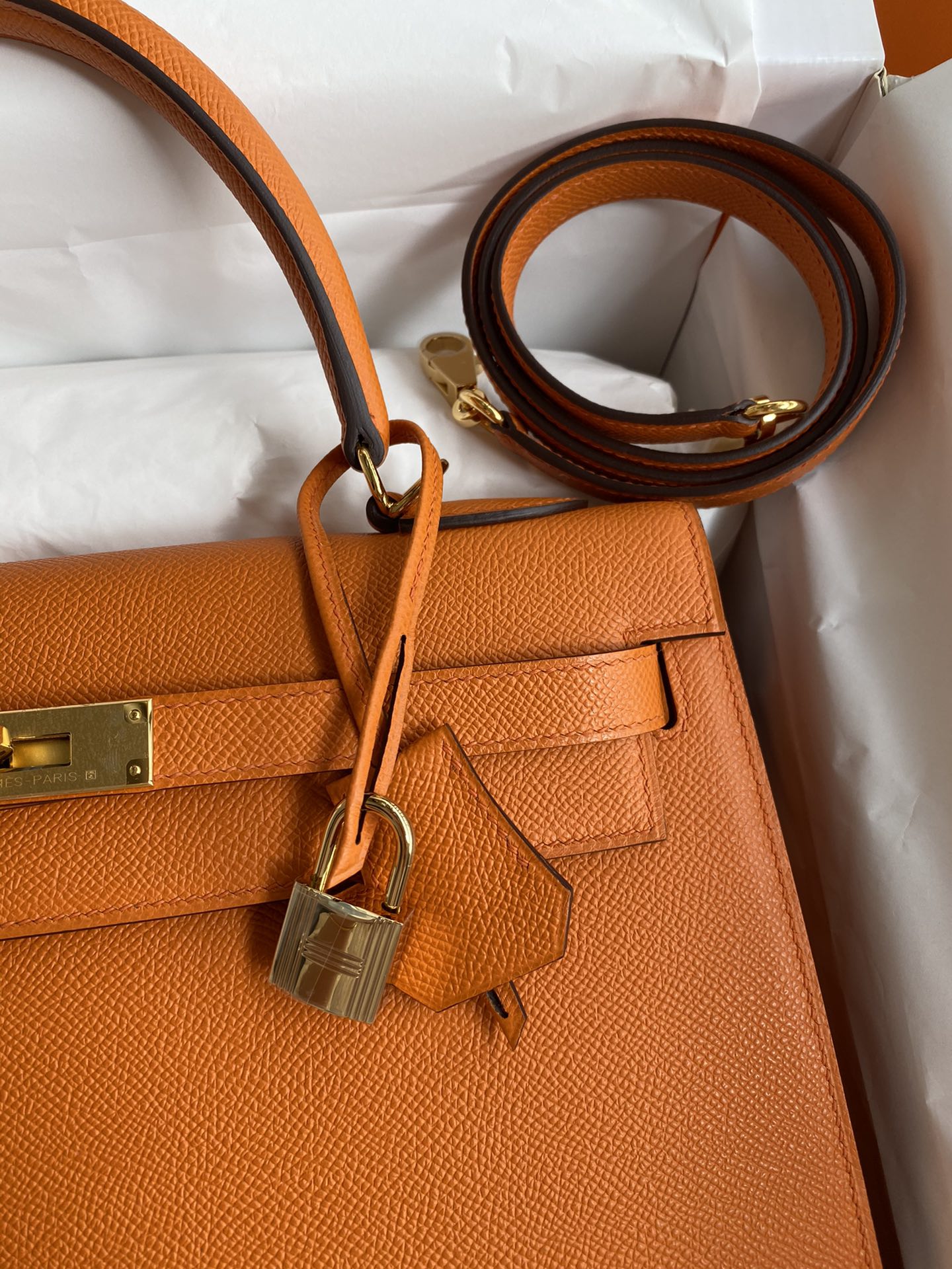 Kelly 32cm Epsom Leather Handbag