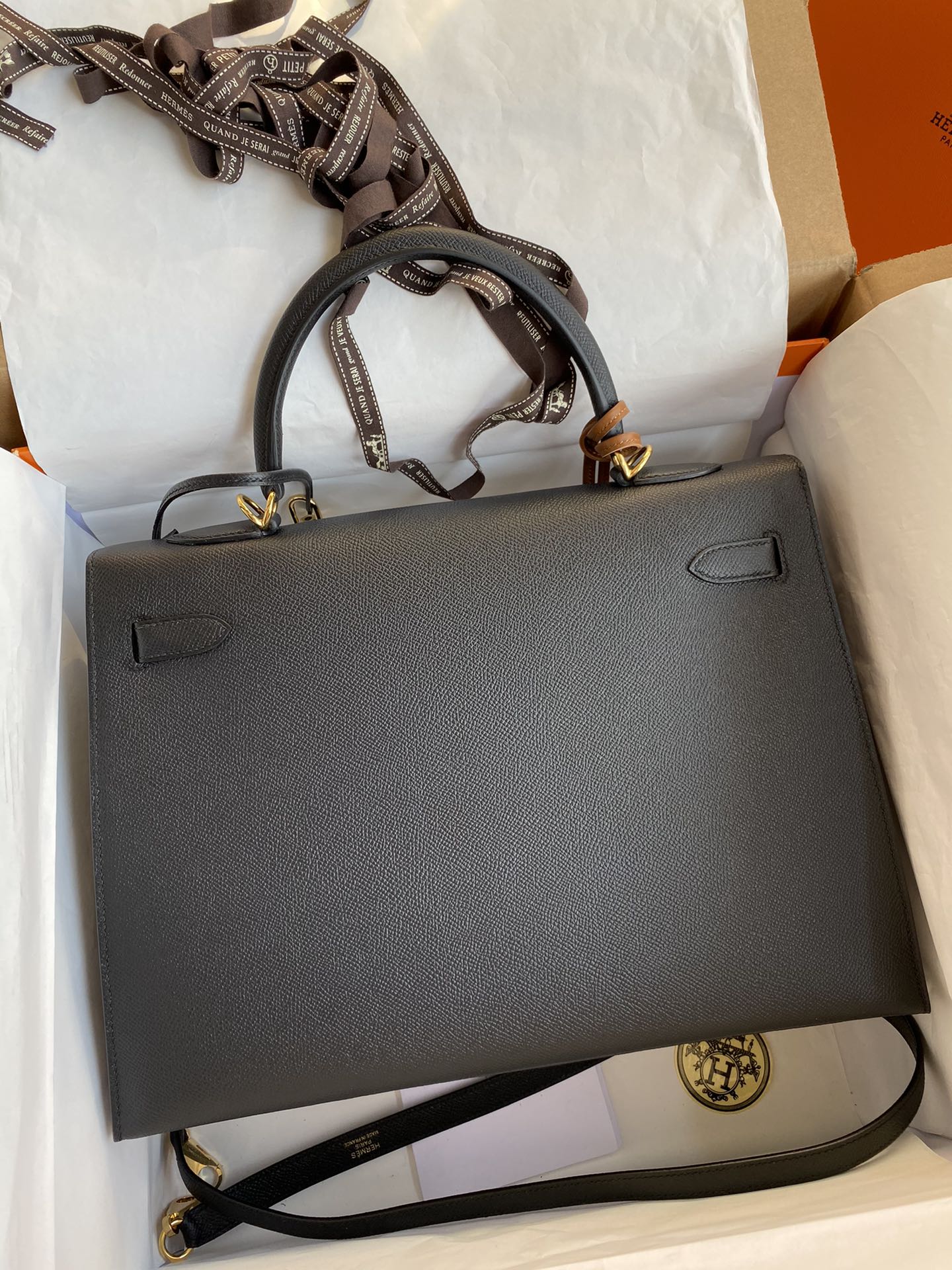 Kelly 32cm Epsom Leather Handbag