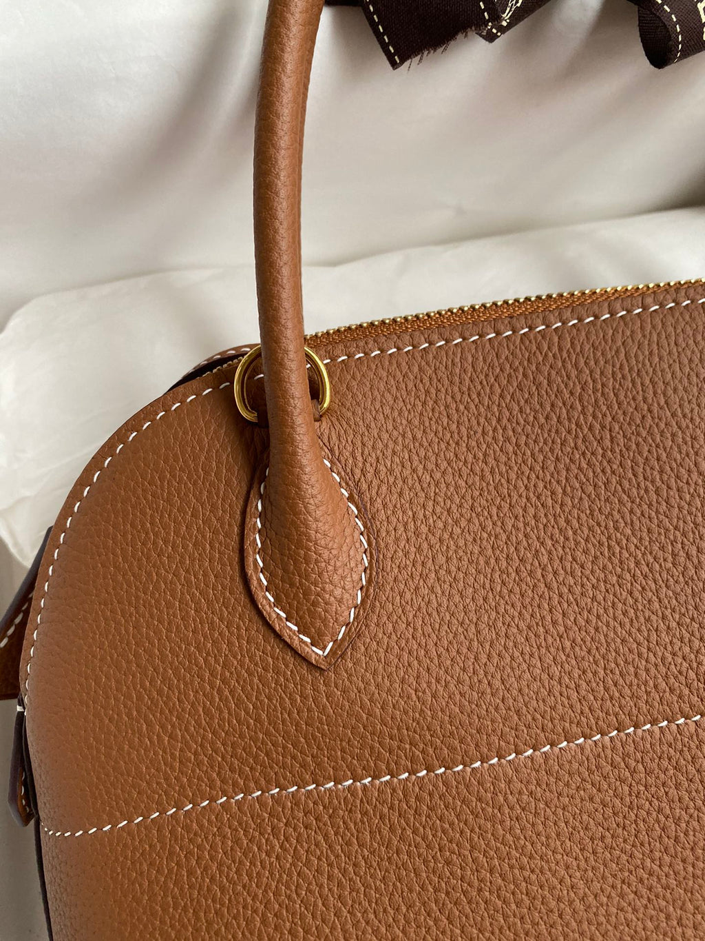 Bolide 27cm Togo Leather Handbag