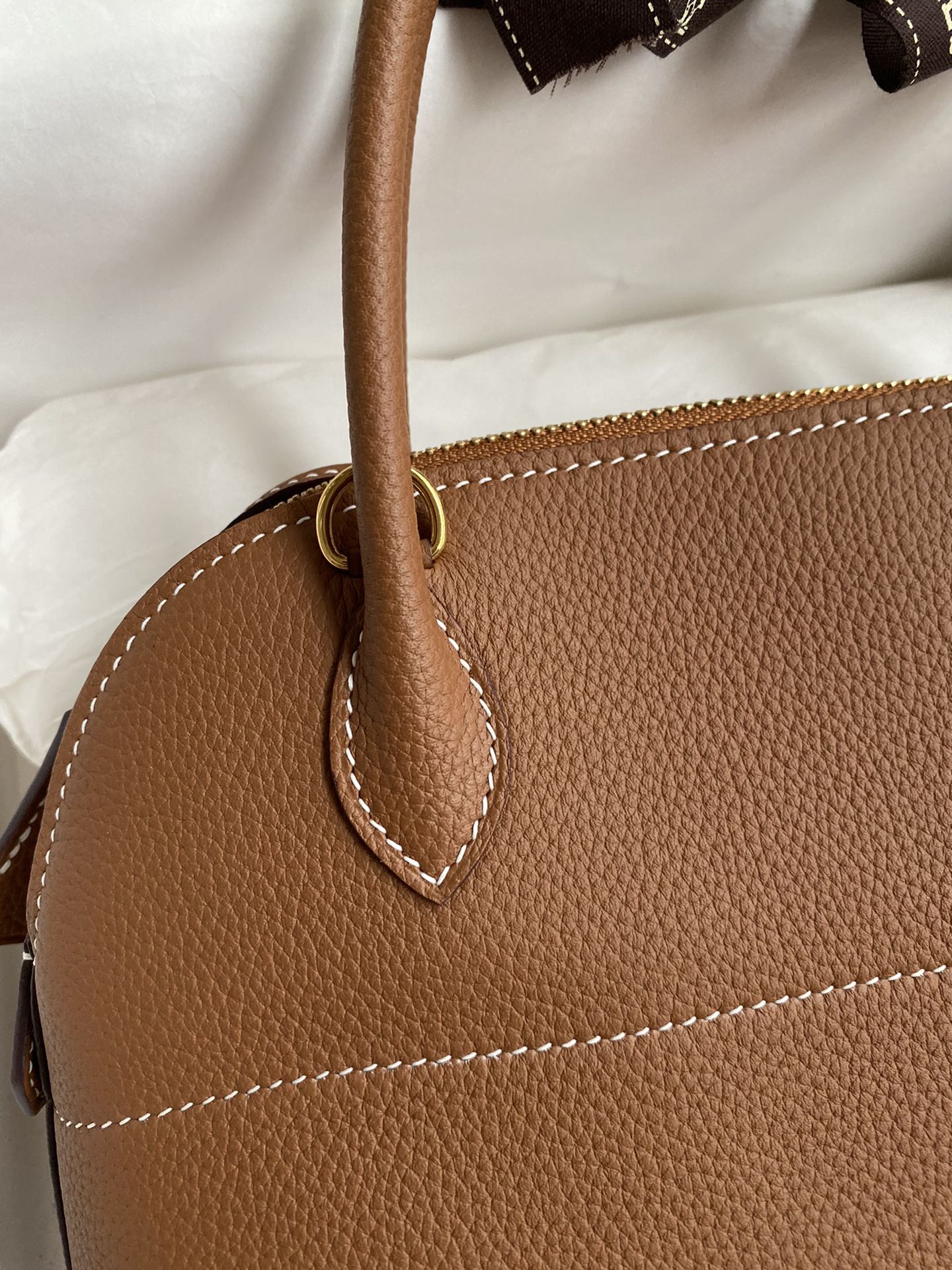 Bolide 27cm Togo Leather Handbag