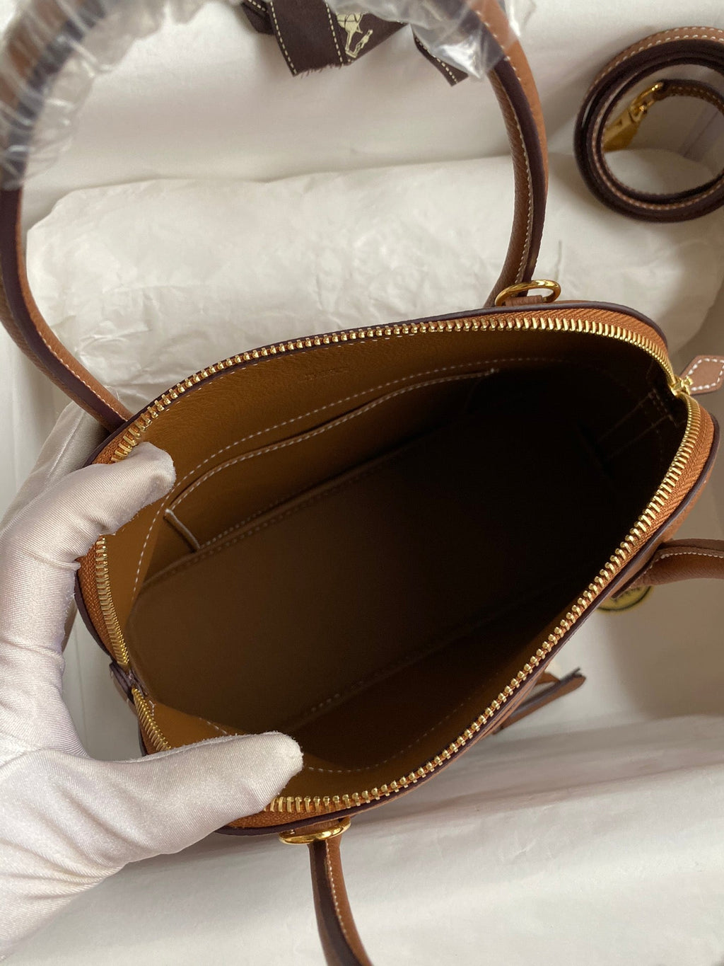 Bolide 27cm Togo Leather Handbag