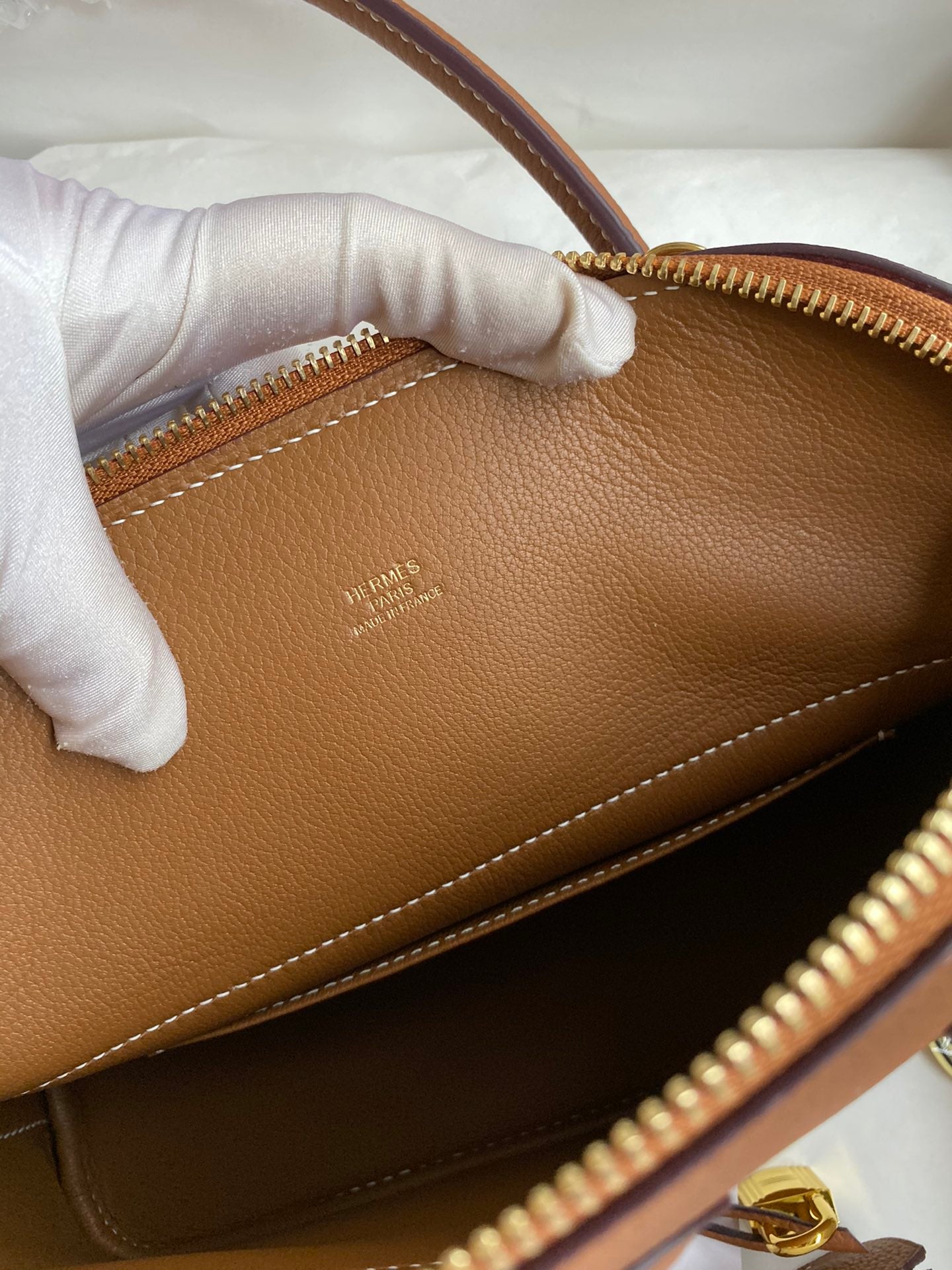 Bolide 27cm Togo Leather Handbag