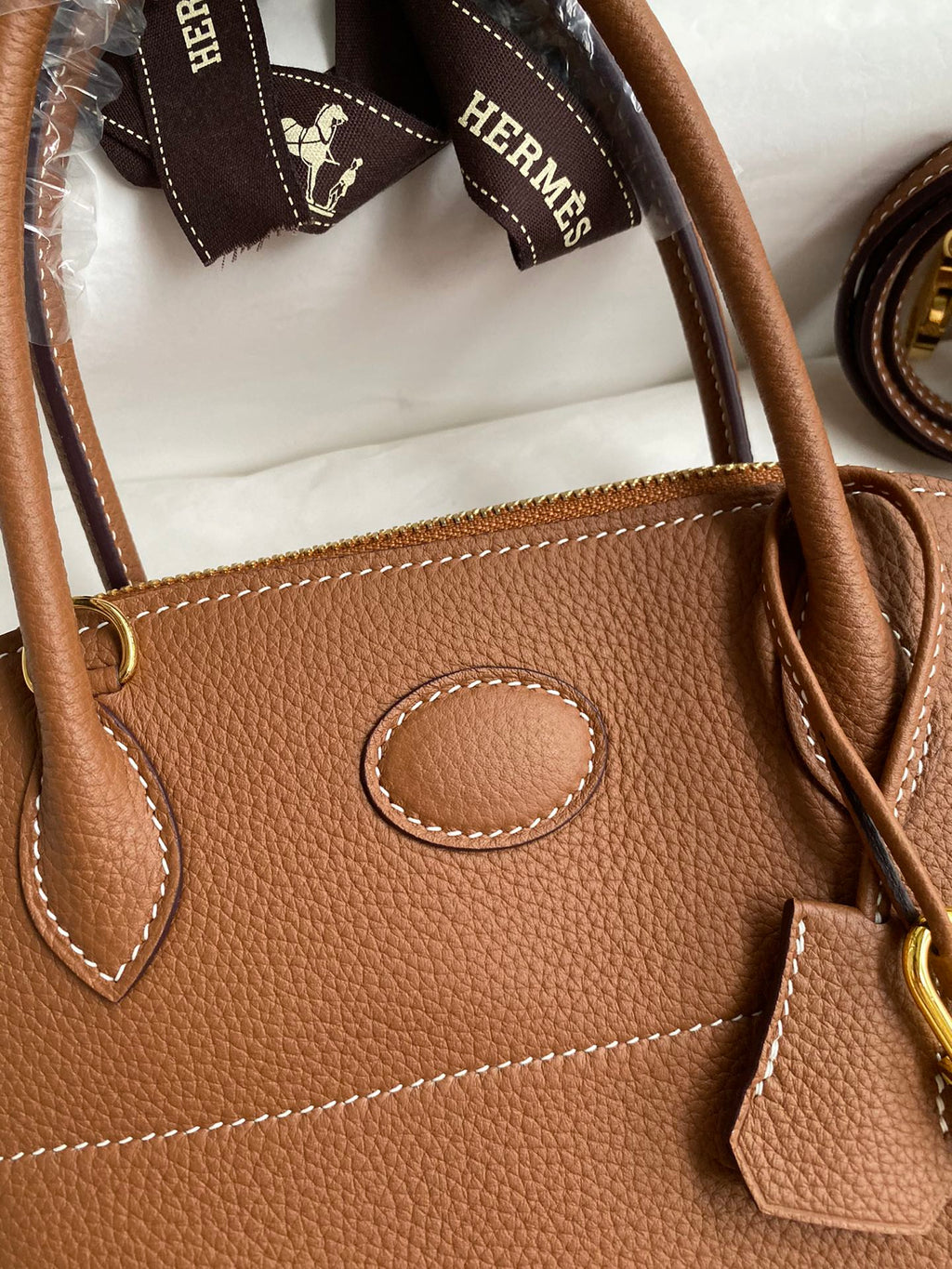 Bolide 27cm Togo Leather Handbag