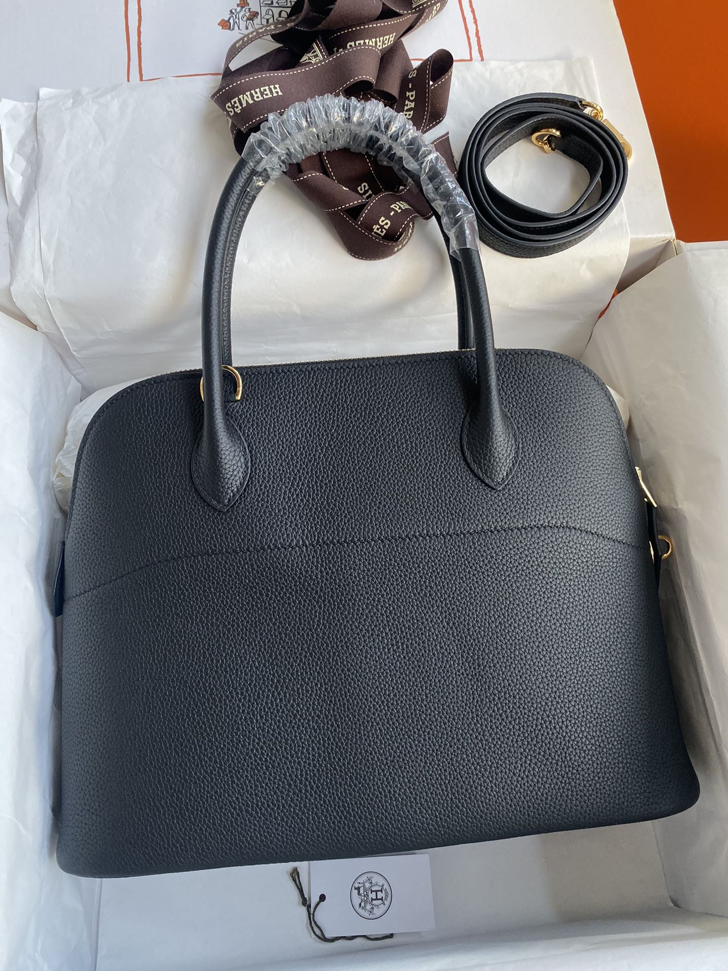 Bolide 31cm Togo Leather Handbag