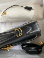 Kelly 32cm Box Leather Handbag
