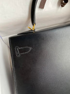 Kelly 32cm Box Leather Handbag