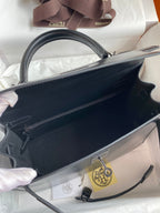 Kelly 25cm Box Leather Handbag - Full Set