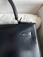 Kelly 25cm Box Leather Handbag - Full Set