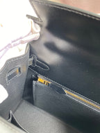Kelly 25cm Box Leather Handbag - Full Set