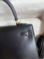 Kelly 25cm Box Leather Handbag - Full Set