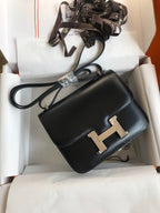 Constance 19 Box Leather Handbag